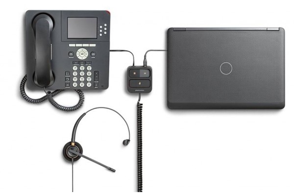 Plantronics MDA100 qd headset switch - pc usb / desk phones