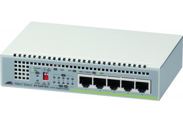 ALLIED AT-GS910/5-50 switch 5 port 10/100/1000TX Alim.Interne, EU