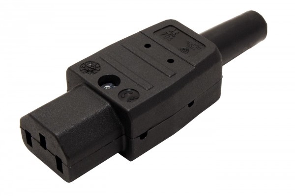 Assembly iec C13 socket for power cord