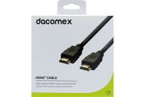 DACOMEX High Speed HDMI cable with Ethernet - 1 m