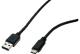DACOMEX USB 2.0 Type A to Type C cable black - 1,0 m