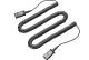 Coiled extension cord compatibe with Plantronics QD- 3 m