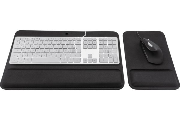 DACOMEX Pack tapis de souris et clavier avec repose poignet MP600