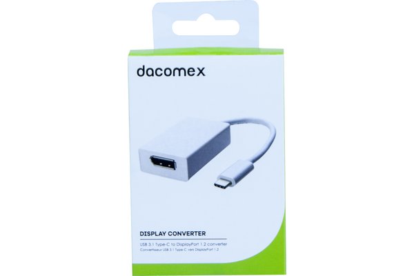 DACOMEX Convertisseur USB 3.1 Type-C vers DisplayPort 1.2