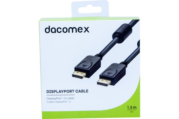 DACOMEX DisplayPort 1.2 cable - 1.5 m
