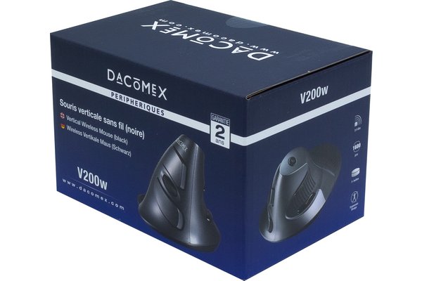 Dacomex V200W vertical mouse wireless black
