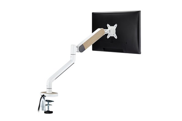 DACOMEX Desk mount D35-100CG-W, for 1 screen 17-35  , white