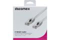 DACOMEX RJ45 CAT. 6 F/UTP LSZH snagless network cable white - 1 m