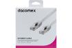 DACOMEX RJ45 CAT. 6 F/UTP LSZH snagless network cable white - 1 m