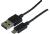 DACOMEX USB 2.0 Type A to micro USB B reversible cable black - 1 m