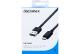 DACOMEX Cordon réversible USB 2.0 Type-A - micro USB B noir - 1 m
